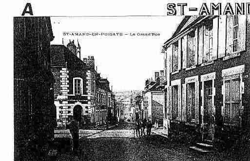 Ville de SAINTAMANDENPUISAYE Carte postale ancienne