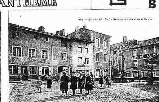 Ville de SAINTANTHEME Carte postale ancienne