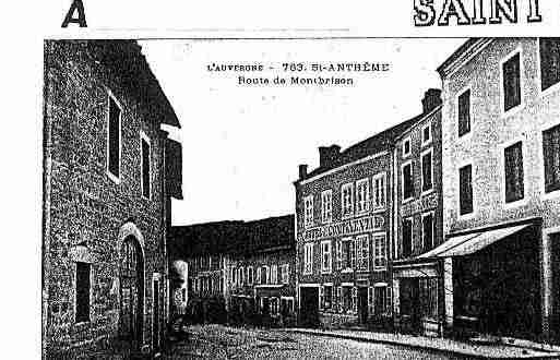 Ville de SAINTANTHEME Carte postale ancienne