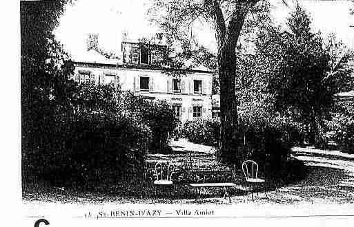 Ville de SAINTBENIND\'AZY Carte postale ancienne