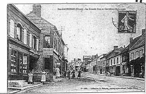 Ville de SAINTEGAUBURGESAINTECOLOMBE Carte postale ancienne