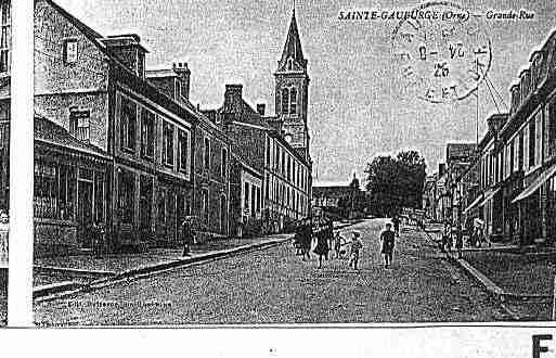 Ville de SAINTEGAUBURGESAINTECOLOMBE Carte postale ancienne