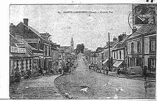 Ville de SAINTEGAUBURGESAINTECOLOMBE Carte postale ancienne