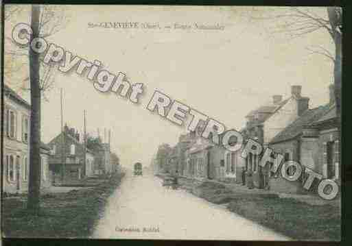 Ville de SAINTEGENEVIEVEPETITEFERCOURT Carte postale ancienne