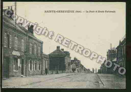 Ville de SAINTEGENEVIEVEPETITEFERCOURT Carte postale ancienne