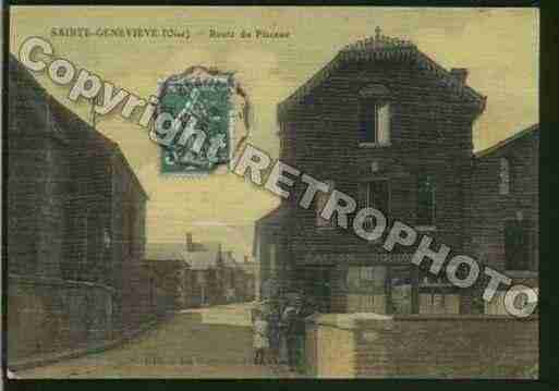 Ville de SAINTEGENEVIEVEPETITEFERCOURT Carte postale ancienne