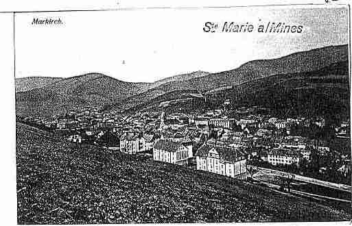 Ville de SAINTEMARIEAUXMINES Carte postale ancienne