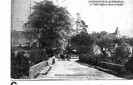 Ville de SAINTEVROULTNOTREDAMEDUBOIS Carte postale ancienne