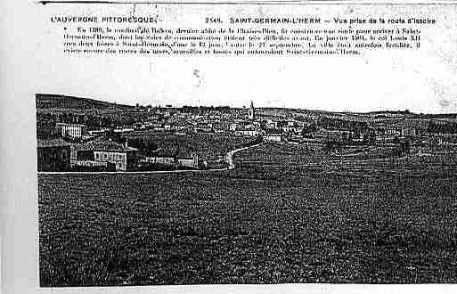 Ville de SAINTGERMAINL\'HERM Carte postale ancienne