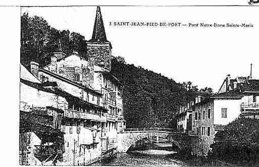 Ville de SAINTJEANPIEDDEPORT Carte postale ancienne