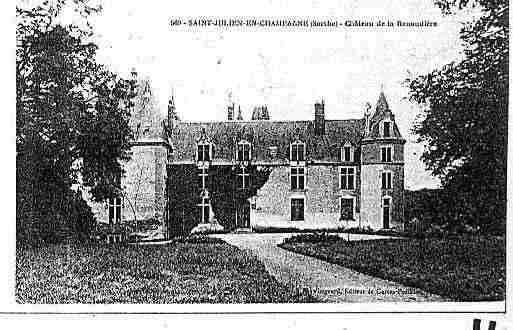 Ville de SAINTJULIENSURSARTHE Carte postale ancienne