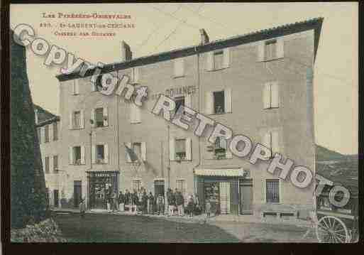 Ville de SAINTLAURENTDECERDANS Carte postale ancienne