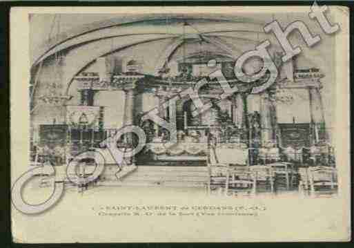Ville de SAINTLAURENTDECERDANS Carte postale ancienne