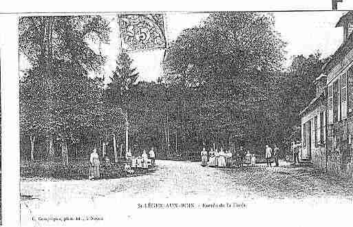 Ville de SAINTLEGERAUXBOIS Carte postale ancienne