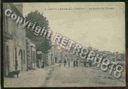 Ville de SAINTLEGERDESVIGNES Carte postale ancienne