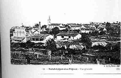 Ville de SAINTLEGERDESVIGNES Carte postale ancienne