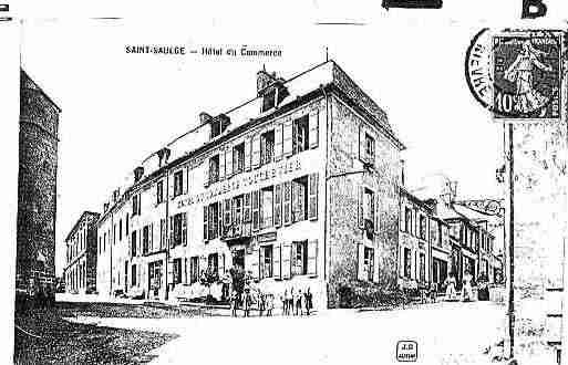 Ville de SAINTSAULGE Carte postale ancienne