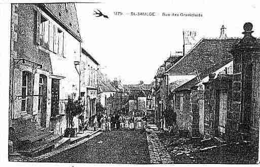 Ville de SAINTSAULGE Carte postale ancienne