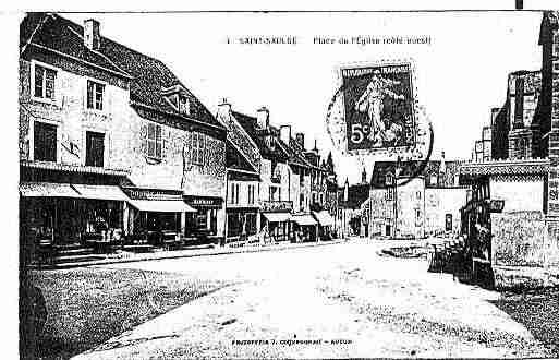 Ville de SAINTSAULGE Carte postale ancienne