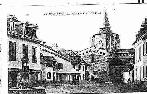 Ville de SAINTSAVIN Carte postale ancienne