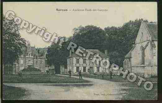 Ville de SARCUS Carte postale ancienne