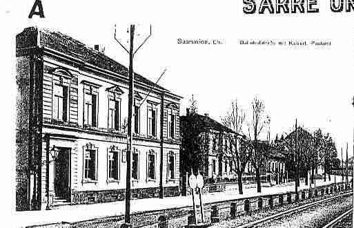 Ville de SARREUNION Carte postale ancienne