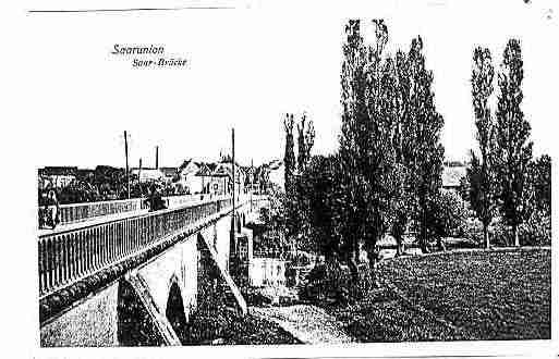 Ville de SARREUNION Carte postale ancienne