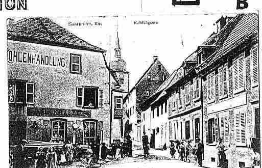 Ville de SARREUNION Carte postale ancienne