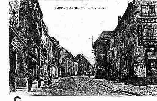 Ville de SARREUNION Carte postale ancienne