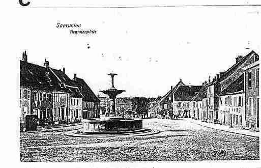 Ville de SARREUNION Carte postale ancienne