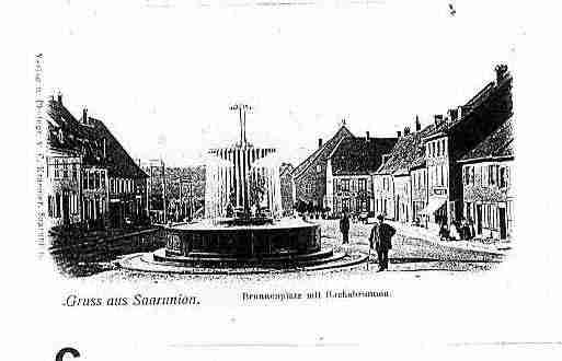 Ville de SARREUNION Carte postale ancienne