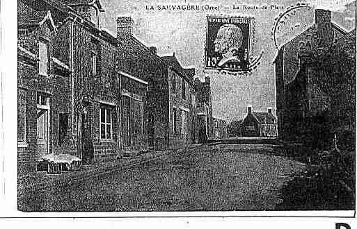 Ville de SAUVAGERE(LA) Carte postale ancienne