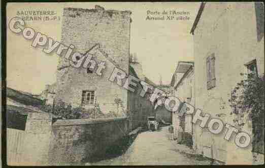 Ville de SAUVETERREDEBEARN Carte postale ancienne