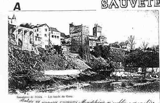 Ville de SAUVETERREDEBEARN Carte postale ancienne