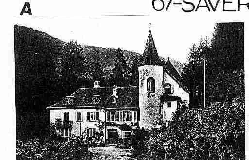 Ville de SAVERNE Carte postale ancienne