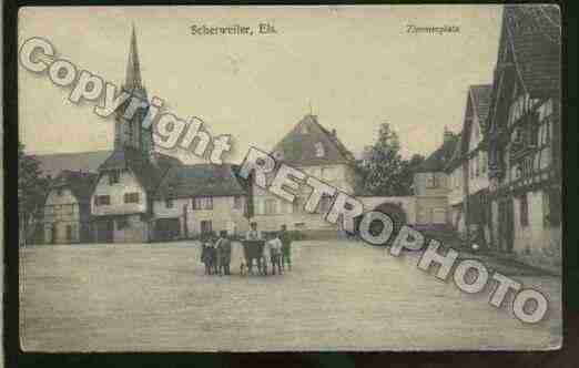 Ville de SCHERWILLER Carte postale ancienne