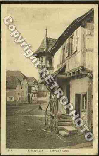 Ville de SCHERWILLER Carte postale ancienne