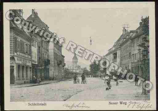 Ville de SELESTAT Carte postale ancienne