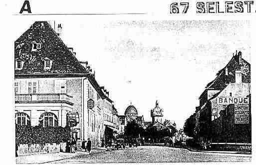 Ville de SELESTAT Carte postale ancienne