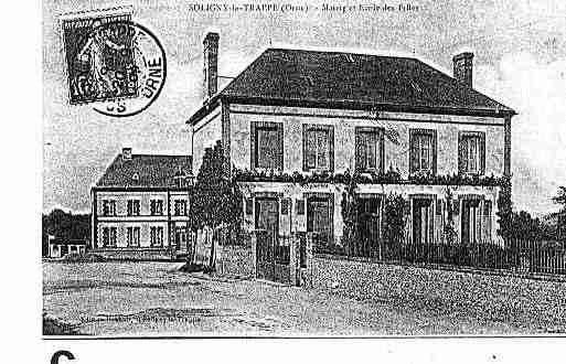 Ville de SOLIGNYLATRAPPE Carte postale ancienne