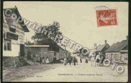 Ville de SOMMEREUX Carte postale ancienne