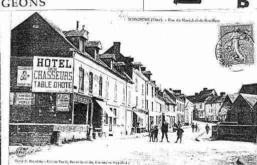 Ville de SONGEONS Carte postale ancienne