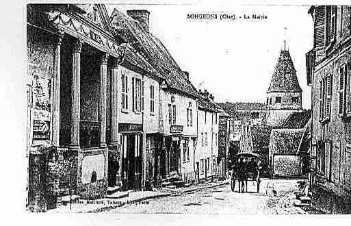 Ville de SONGEONS Carte postale ancienne