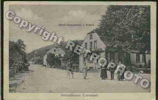 Ville de STURZELBRONN Carte postale ancienne