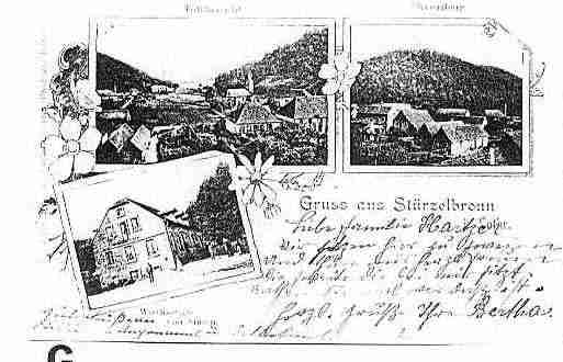 Ville de STURZELBRONN Carte postale ancienne