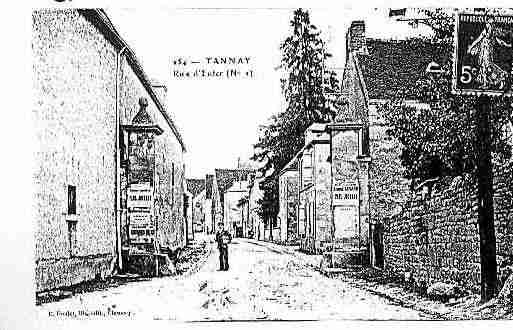 Ville de TANNAY Carte postale ancienne