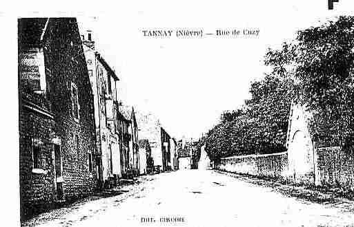 Ville de TANNAY Carte postale ancienne