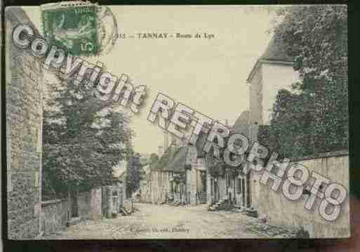 Ville de TANNAY Carte postale ancienne