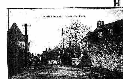 Ville de TANNAY Carte postale ancienne