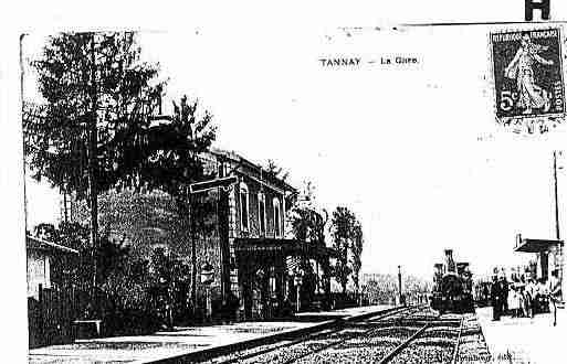 Ville de TANNAY Carte postale ancienne